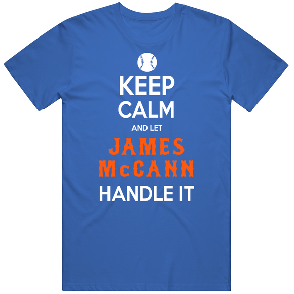James McCann Keep Calm New York Baseball Fan T Shirt