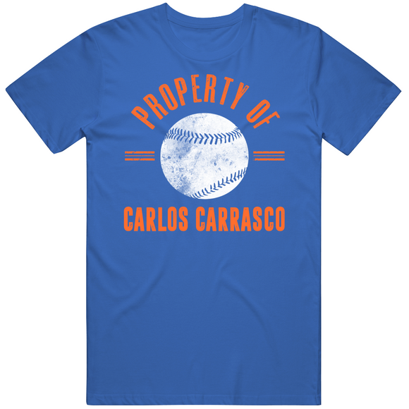 Carlos Carrasco Property Of New York Baseball Fan T Shirt