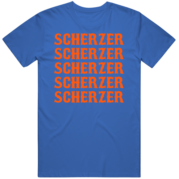 Max Scherzer X5 New York Baseball Fan T Shirt