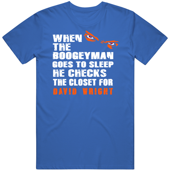David Wright Boogeyman New York Baseball Fan T Shirt