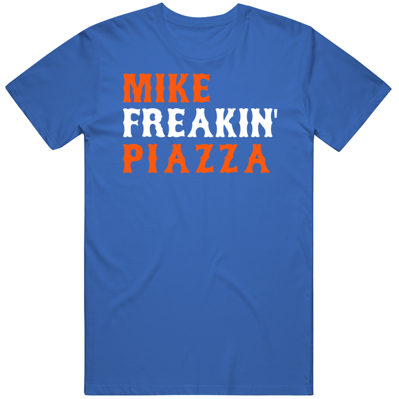 Mike Piazza Freakin New York Baseball Fan T Shirt