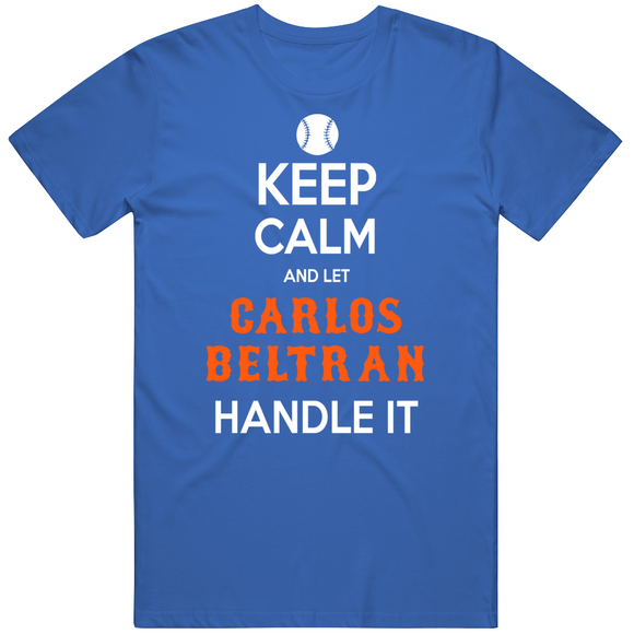 Carlos Beltran Keep Calm New York Baseball Fan T Shirt