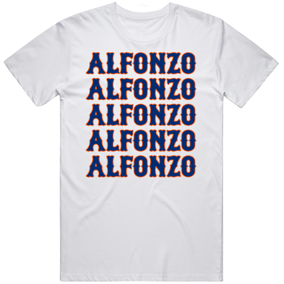 Edgardo Alfonzo X5 New York Baseball Fan V2 T Shirt