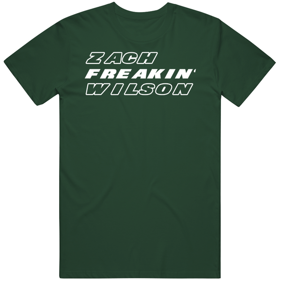 Zach Wilson Freakin New York Football Fan T Shirt