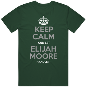 Elijah Moore Keep Calm New York Football Fan T Shirt