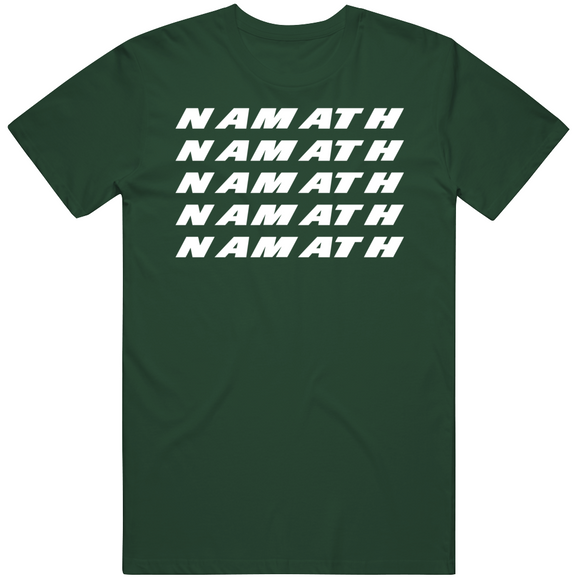 Joe Namath X5 New York Football Fan T Shirt