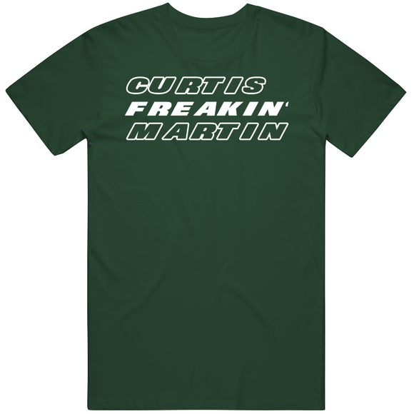 Curtis Martin Freakin New York Football Fan T Shirt