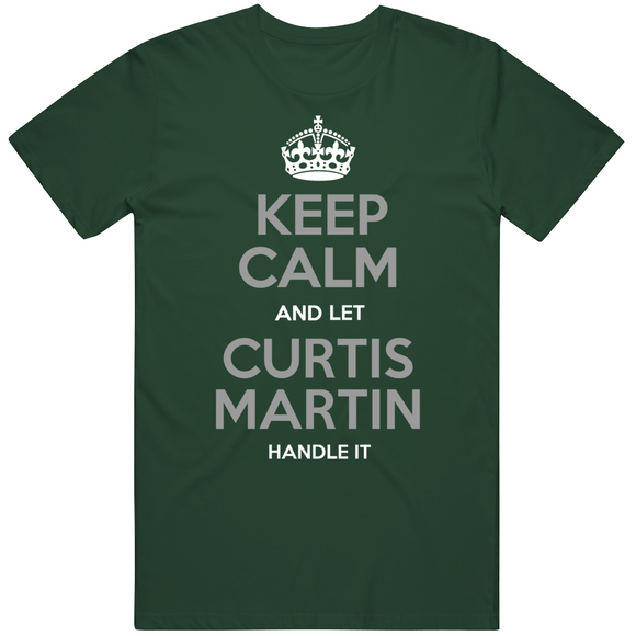 Curtis Martin Keep Calm New York Football Fan T Shirt