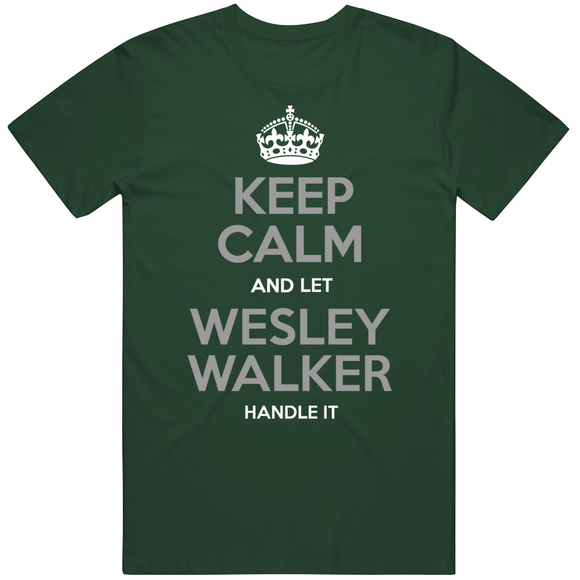 Wesley Walker Keep Calm New York Football Fan T Shirt