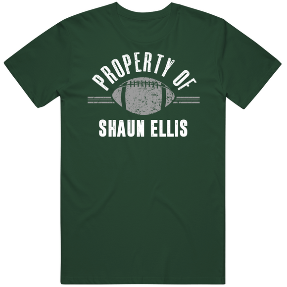 Shaun Ellis Property Of New York Football Fan T Shirt
