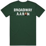 Aaron Rodgers Broadway Aaron New York Football Fan T Shirt
