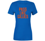 Clark Gillies Pass Like Gillies New York Hockey Fan T Shirt