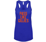 Clark Gillies Pass Like Gillies New York Hockey Fan T Shirt