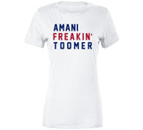 Amani Toomer Freakin New York Football Fan V2 T Shirt