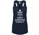 Gary Sanchez Keep Calm Ny Baseball Fan T Shirt