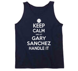 Gary Sanchez Keep Calm Ny Baseball Fan T Shirt