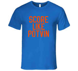 Denis Potvin Score Like Potvin New York Hockey Fan T Shirt