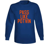 Denis Potvin Pass Like Potvin New York Hockey Fan T Shirt