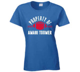 Amani Toomer Property Of New York Football Fan T Shirt