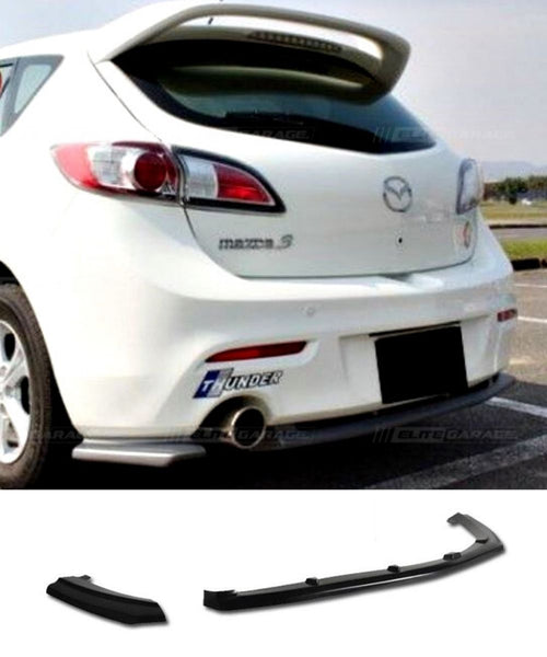 Mazda 3 BL Hatchback Rear Bumper Diffuser Lip Apron