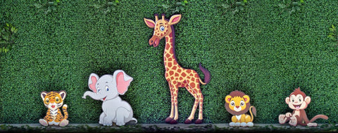 Life-Sized Safari Animal Cutouts and Props