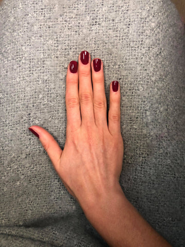 Gelicious Cherry Red Gel Nails