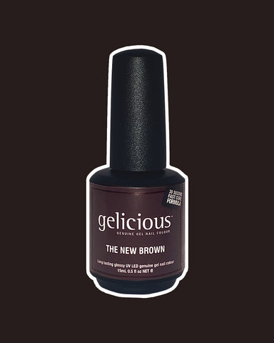 Gelicious The New Brown bottle