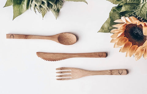 bamboo cutlery from My Eco House