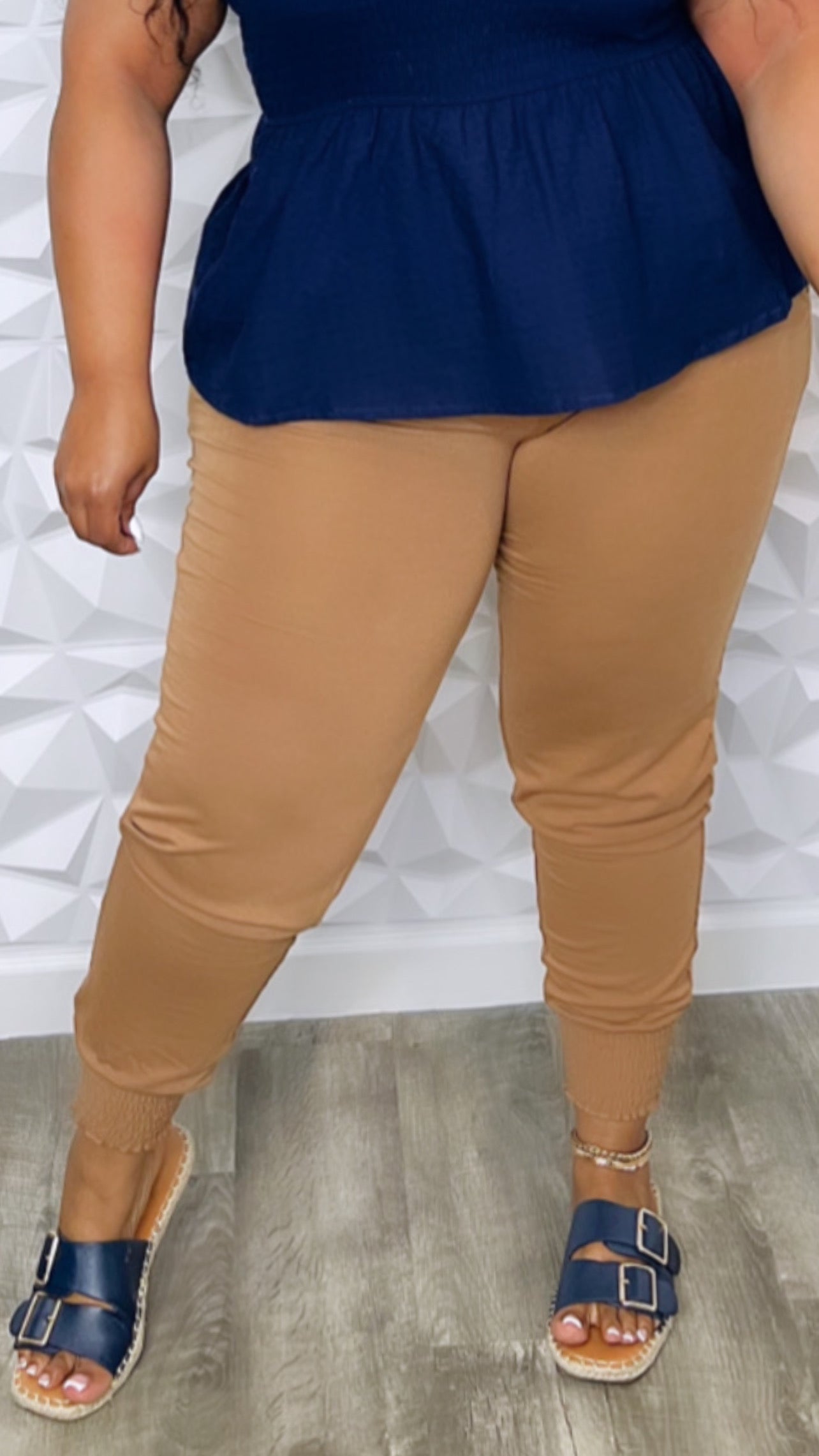 High Waist Smocked *Joggers*