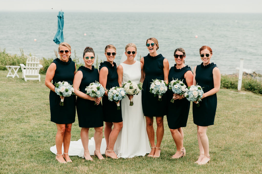 Bridal Party in the Camilyn Beth Go Go Dress in Navy