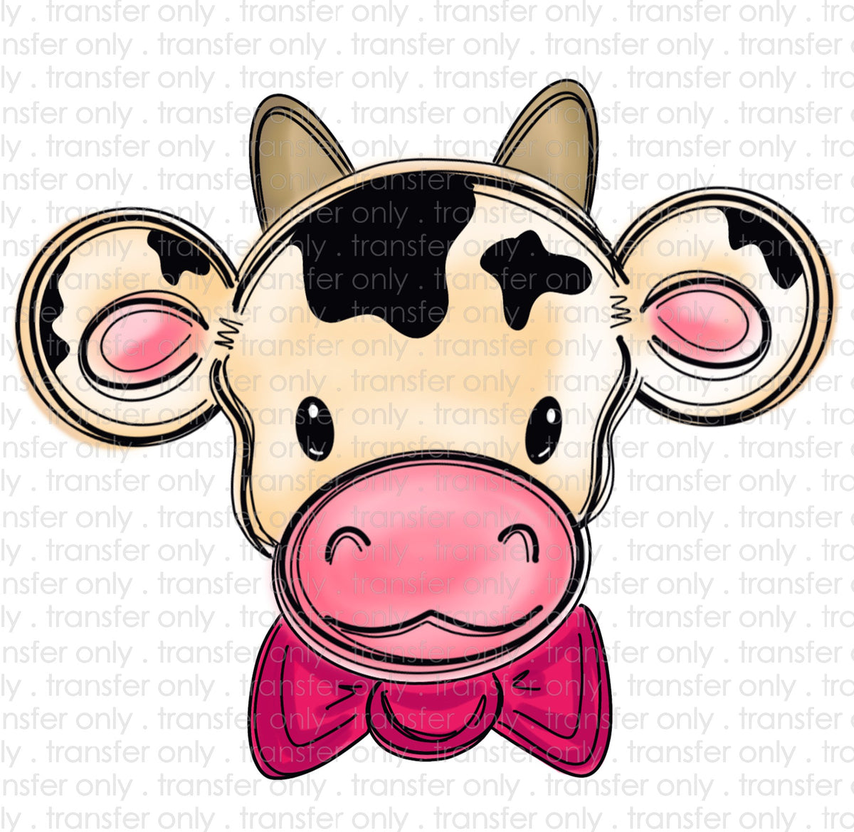 Baby Cow Bow Tie Sublimation Transfer – Wills Creek Designs