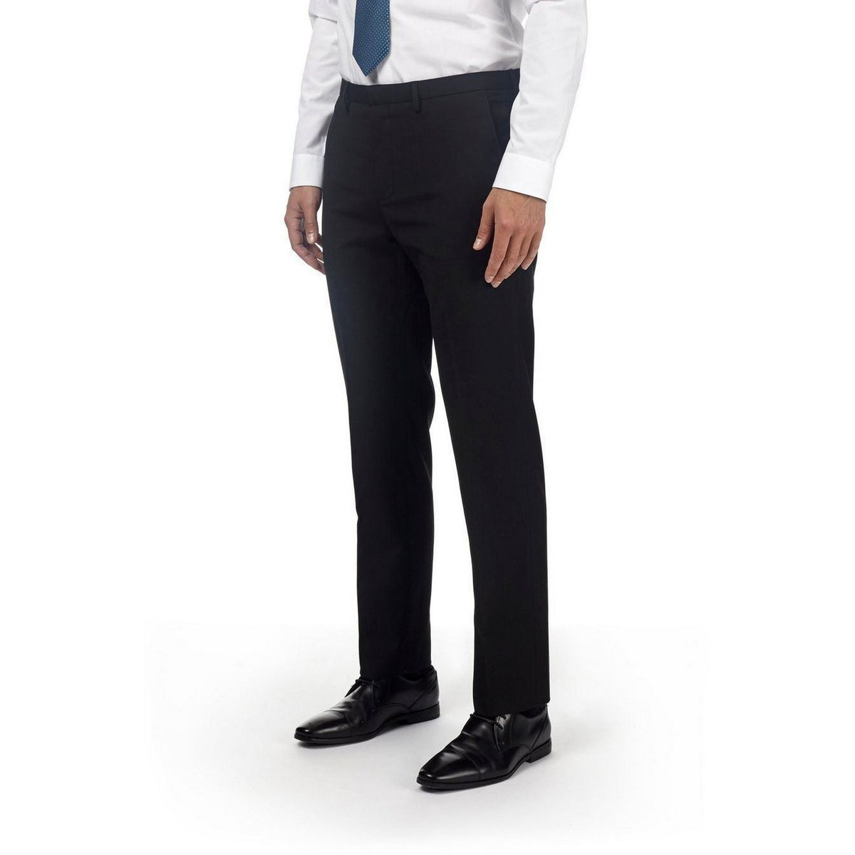 Boys Black Grey /& Charcoal Grey Regular Fit Zip Up School Trousers Elastic Adjustable Waist 3-16 Yrs