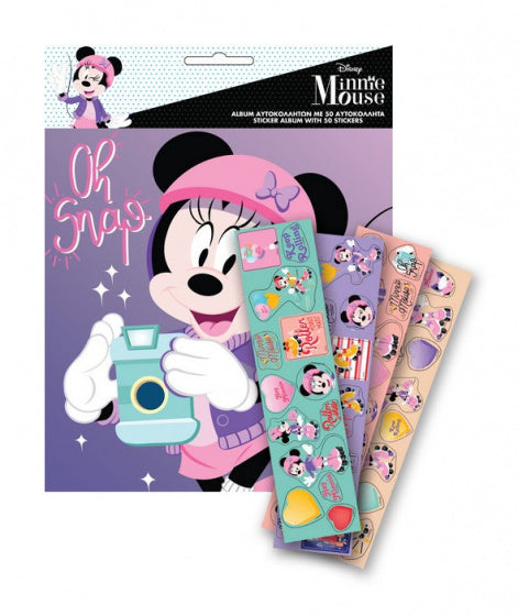 Verdienen impliceren tragedie stickerboek Minnie meisjes 21 cm papier roze 50 stickers | ToyRunner.nl