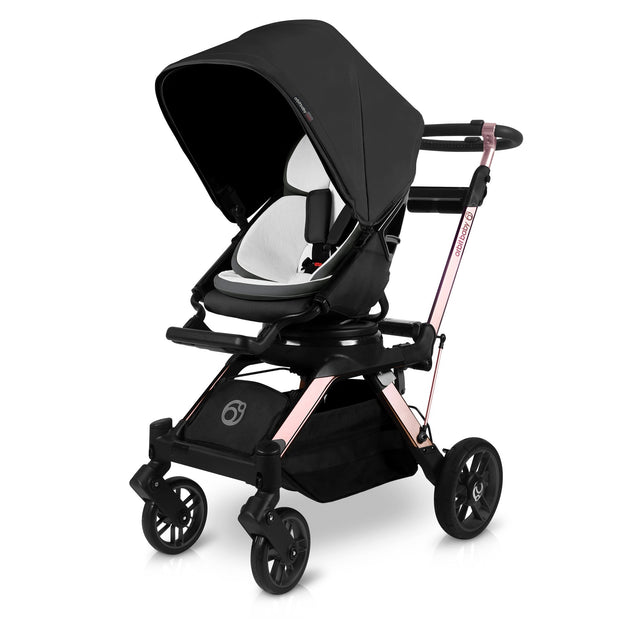 all black baby stroller