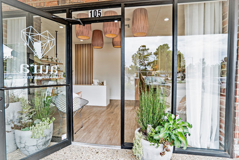 aura spa exterior, commercial interior design