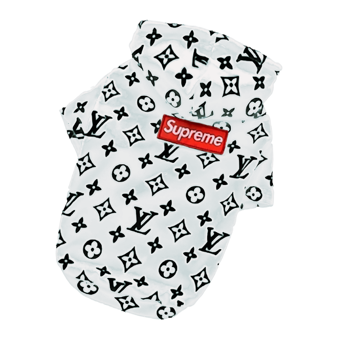 Supreme x Louis Vuitton Dog Hoodie - FREE SHIPPING – DogshionNova