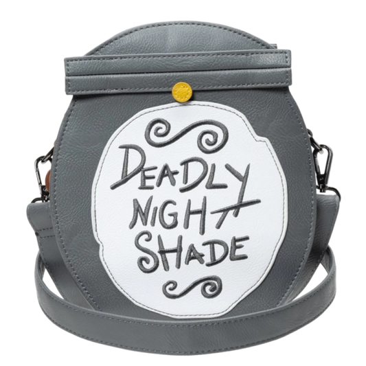 LOUNGEFLY - Nightmare Before Christmas - Deadly Night Shade Bottle Crossbody RS {ORDER IN ONLY}