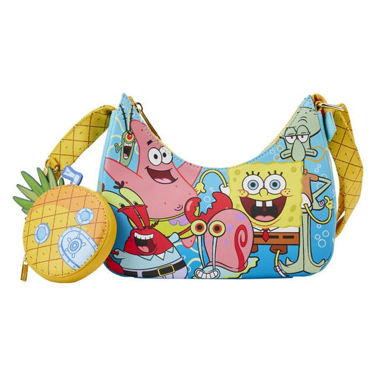 LOUNGELFLY - Spongebob Squarepants - Group Shot Crossbody {ORDER IN ONLY}