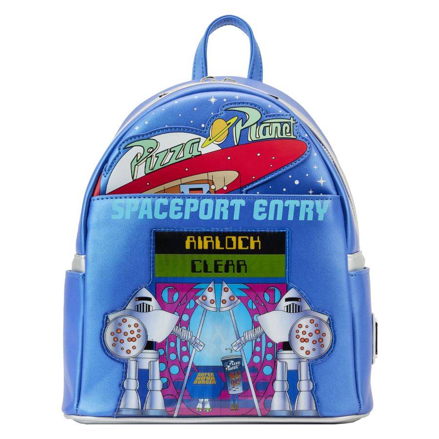 LOUNGEFLY - Toy Story - Pizza Planet Space Entry Mini Backpack {ORDER IN ONLY}