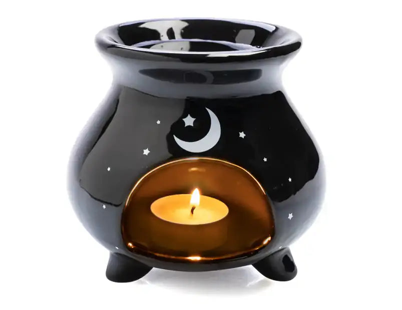 WITCHES BREW CAULDRON OIL BURNER