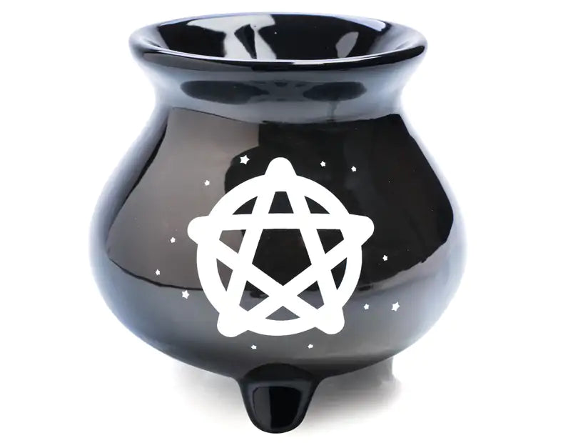 WITCHES BREW CAULDRON OIL BURNER