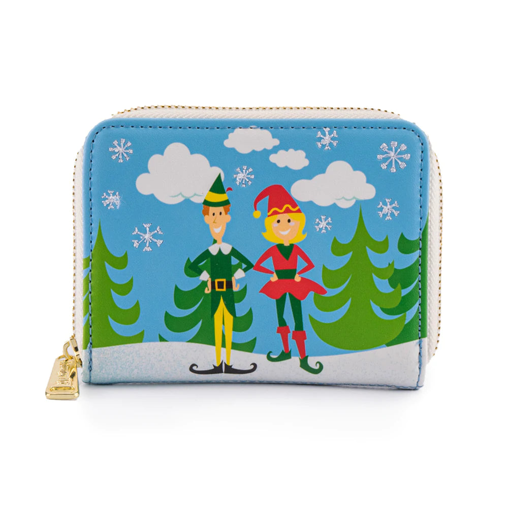 LOUNGEFLY - Elf - Buddy and Friends Zip Purse {ORDER IN ONLY}