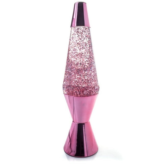 Diamond Rose Gold Glitter Lava Lamp