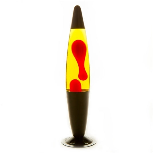 Peace Motion Red in Yellow Lava Lamp