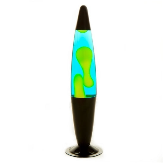 Peace Motion Yellow in Blue Lava Lamp