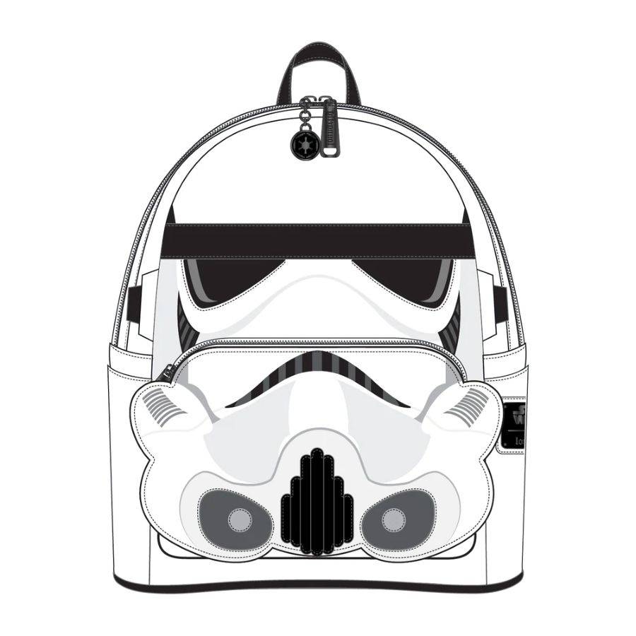 LOUNGEFLY - Star Wars - Stormtrooper Lenticular Mini Backpack {ORDER IN ONLY}