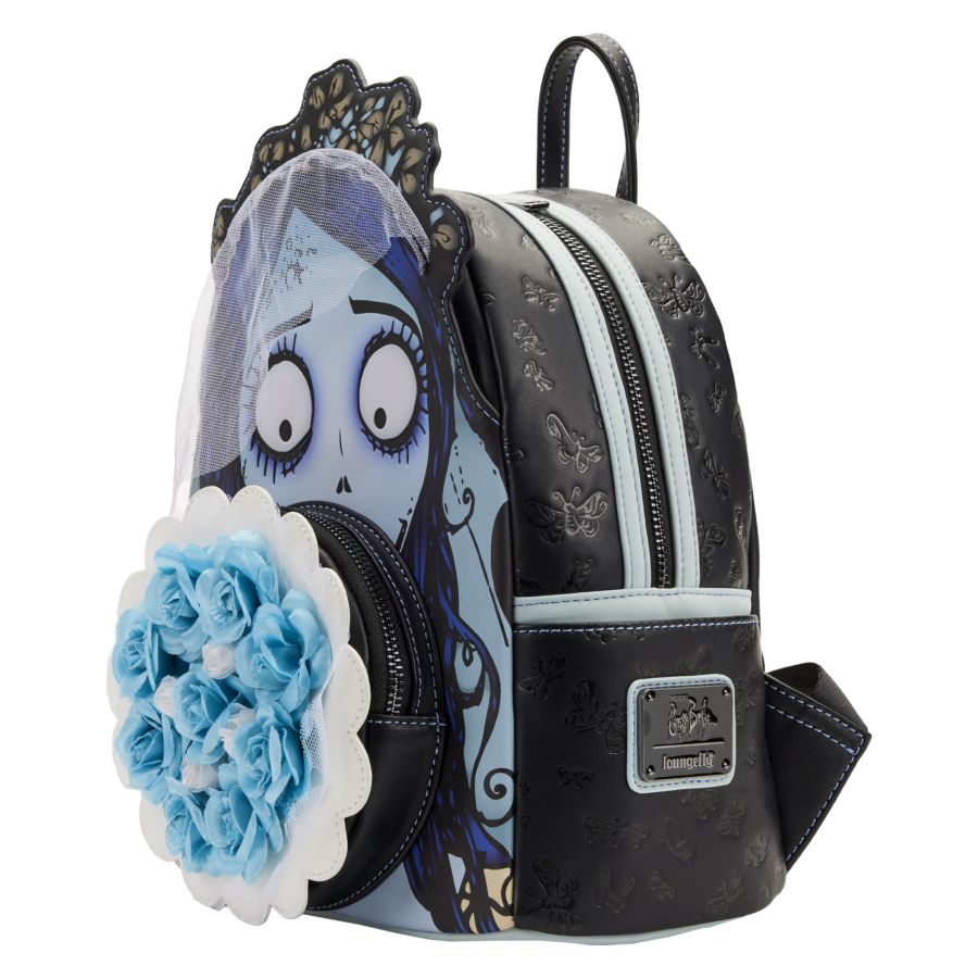 LOUNGEFLY - Corpse Bride - Emily Boquet Mini Backpack {ORDER IN ONLY}