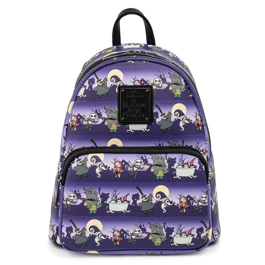 LOUNGEFLY - The Nightmare Before Christmas - Halloween Mini Backpack {ORDER IN ONLY}