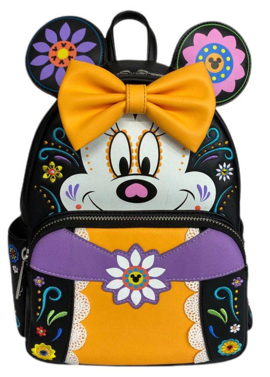 LOUNGEFLY - Disney - Minnie Mouse Sugar Skull US Exclusive Mini Backpack [RS] {ORDER IN ONLY}