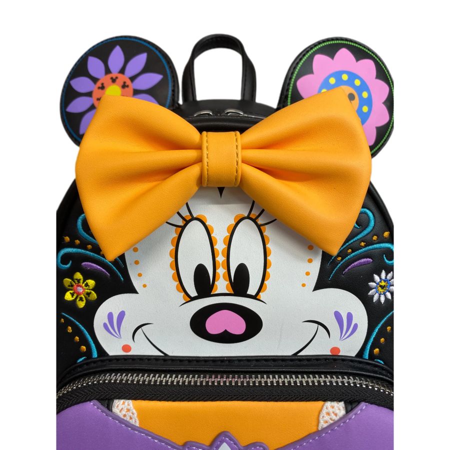 LOUNGEFLY - Disney - Minnie Mouse Sugar Skull US Exclusive Mini Backpack [RS] {ORDER IN ONLY}